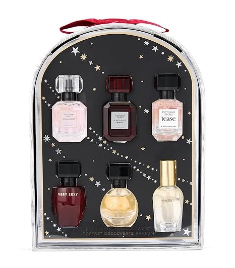 Victoria's Secret Mini Eau de Parfum Discovery Gift Set: Bombshell, Bombshell Magic, Tease, Bare, Very Sexy, & Heavenly