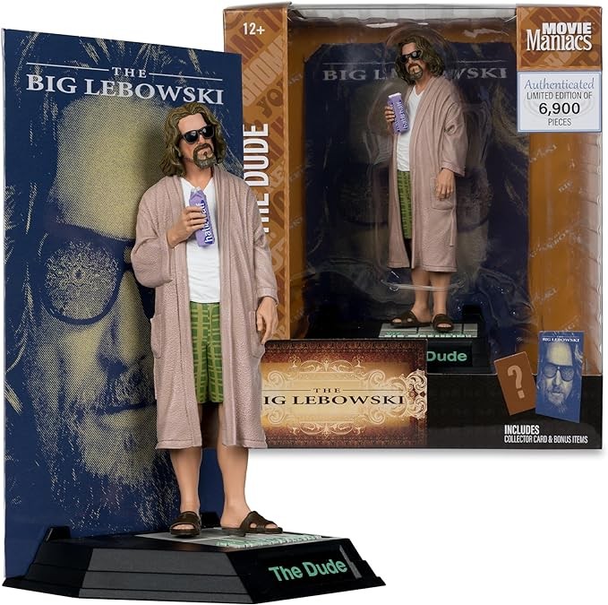 McFarlane - The Big Lebowski - Movie Maniacs - 6" The Dude Posed Figure