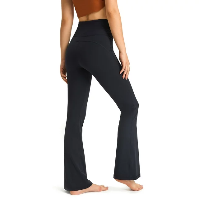Flare Yoga Pants for Women Buttery Soft High Waist Bootcut Pants Bootleg Stretch Tummy Control Workout Leggings